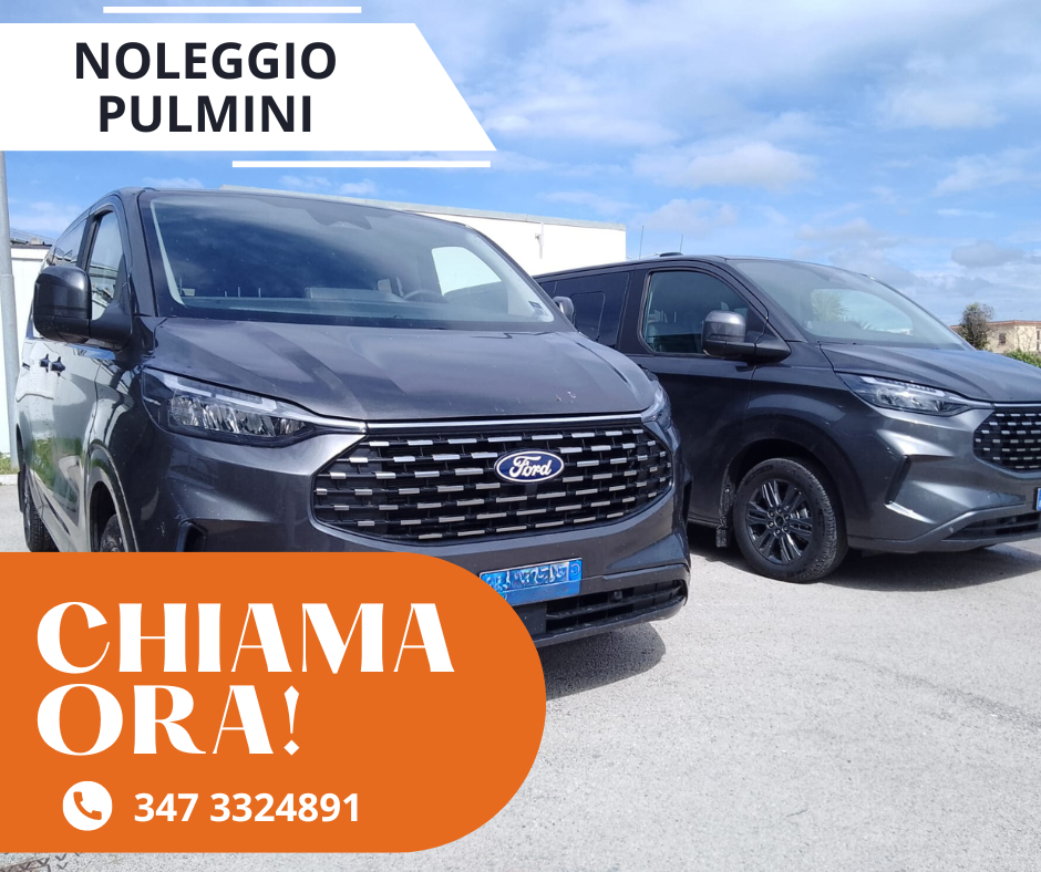 Noleggio furgoni e pulmini 9 posti Pomezia Roma